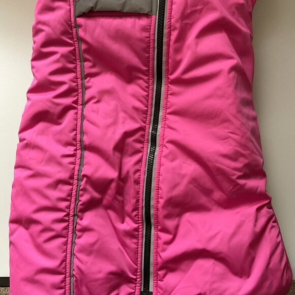 PINK WARM DOG COAT REFLECTIVE WINDPROOF,  WINTER DOG JACKET XL - Picture 9 of 11